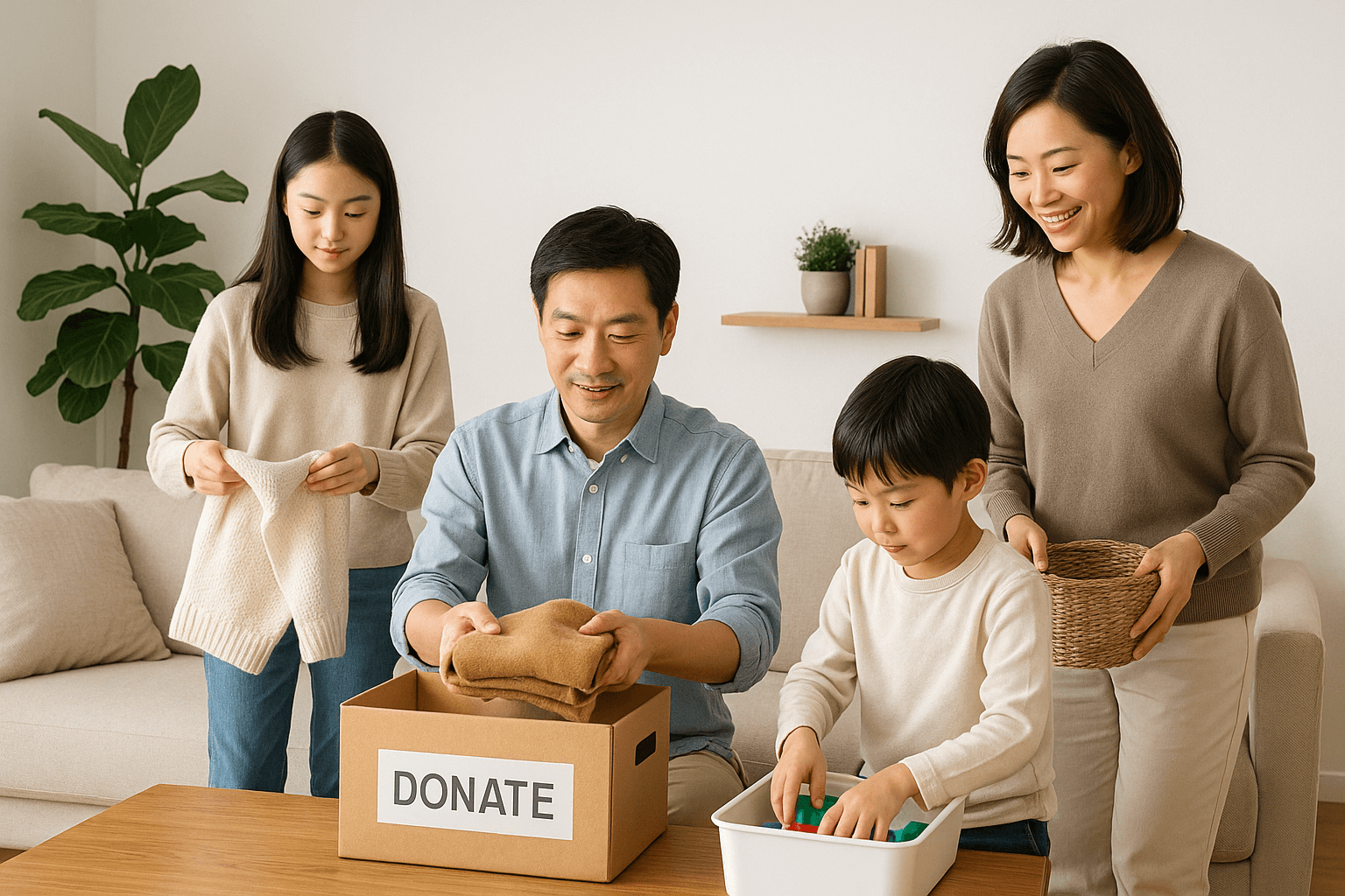 가족 구성원별 정리 역할 정하기로 집안이 달라졌다.