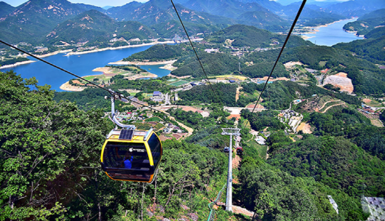 청풍호반 케이블카