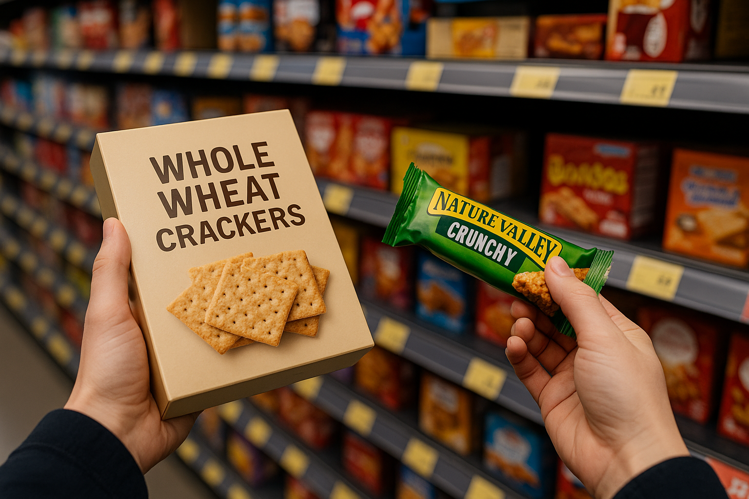 통밀 크래커 & 오트밀바