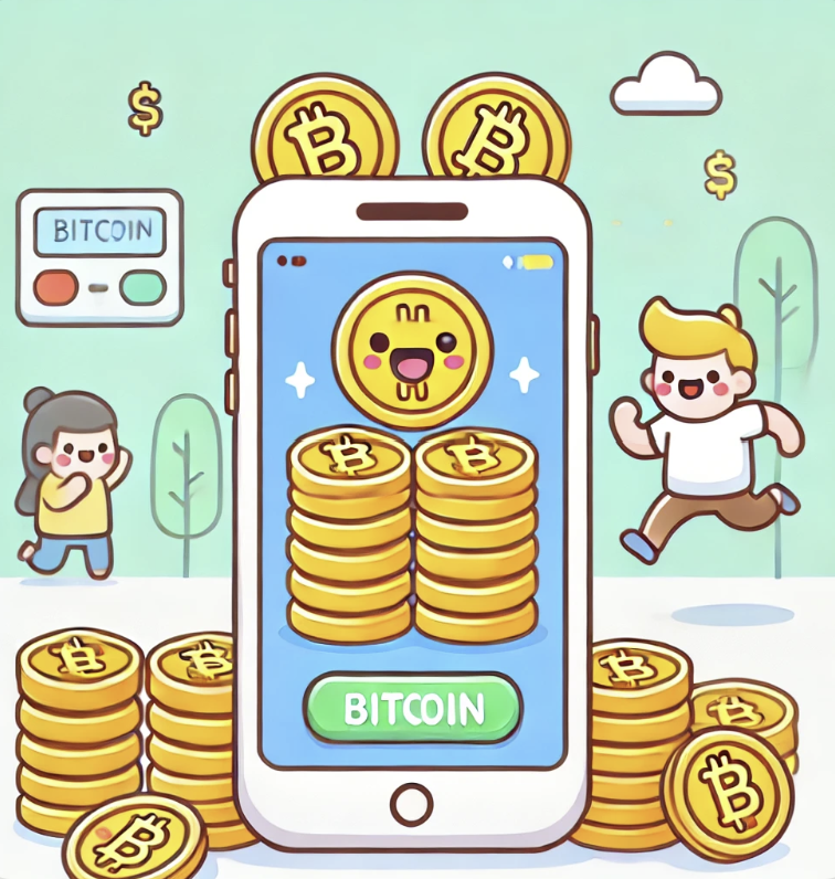 코인초보자들이 알아야할 무자본 에어드랍 방법 (에어드랍방법, 실전가이드, 추천사이트 모음) , 핸드폰속 코인이 쌓이는 모습