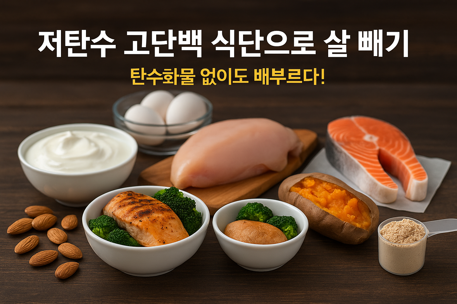 저탄수 고단백 식단으로 살 빼기 &ndash; 탄수화물 없이도 배부르다! 관련 사진