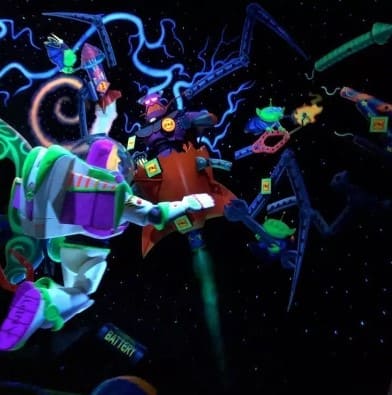 토이스토리의 주인공과 악당이 같이 있는 그림