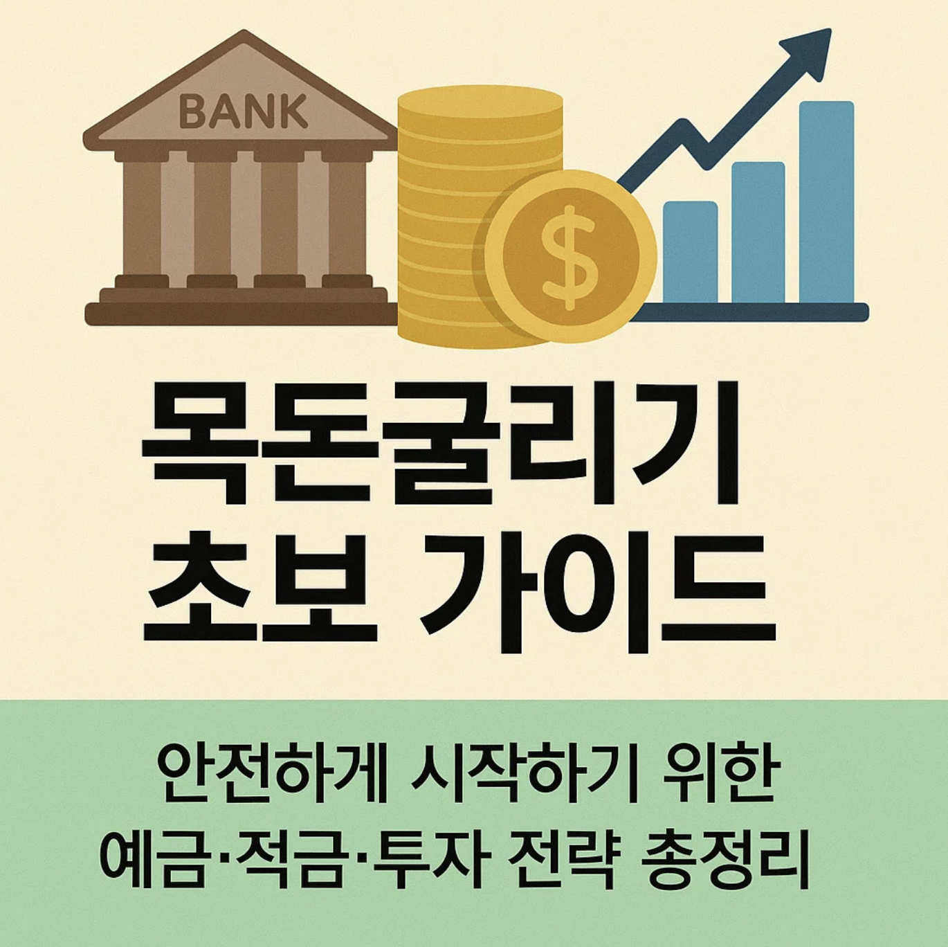 목돈굴리기 초보 가이드, 안전하게 시작하기 위한 예금&middot;적금&middot;투자 전략 총정리