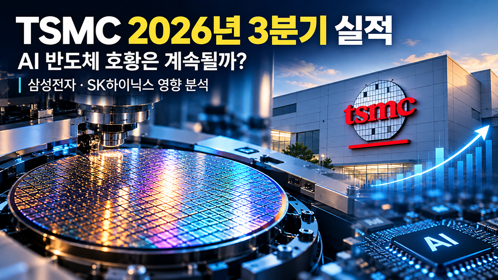 TSMC 2026년 3분기 실적 발표와 AI 반도체 호황 전망, 삼성전자&middot;SK하이닉스 영향 분석
