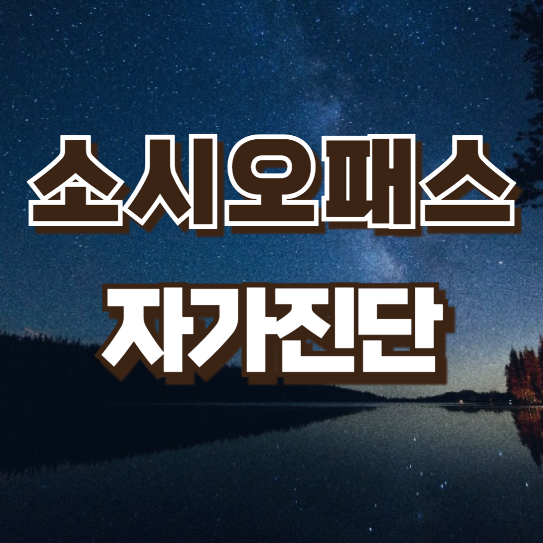 소시오패스테스트