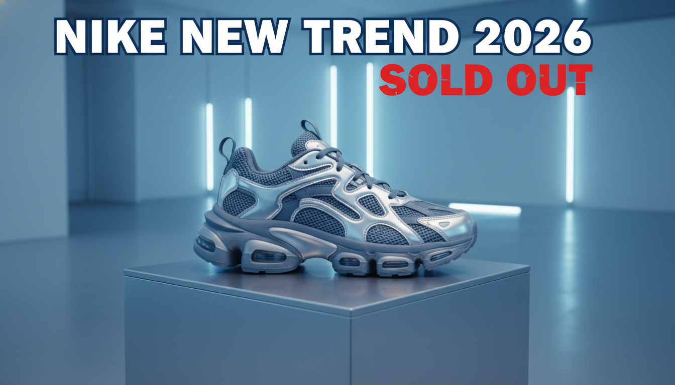 카리나가 착용하여 품절 대란을 일으킨 나이키 V2K 런 에볼루션 블루그레이 스니커즈 제품컷