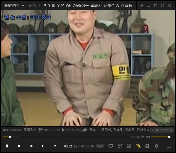 팟플레이어 확대