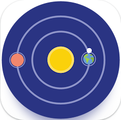 달의 위상, 은하, 태양 정보