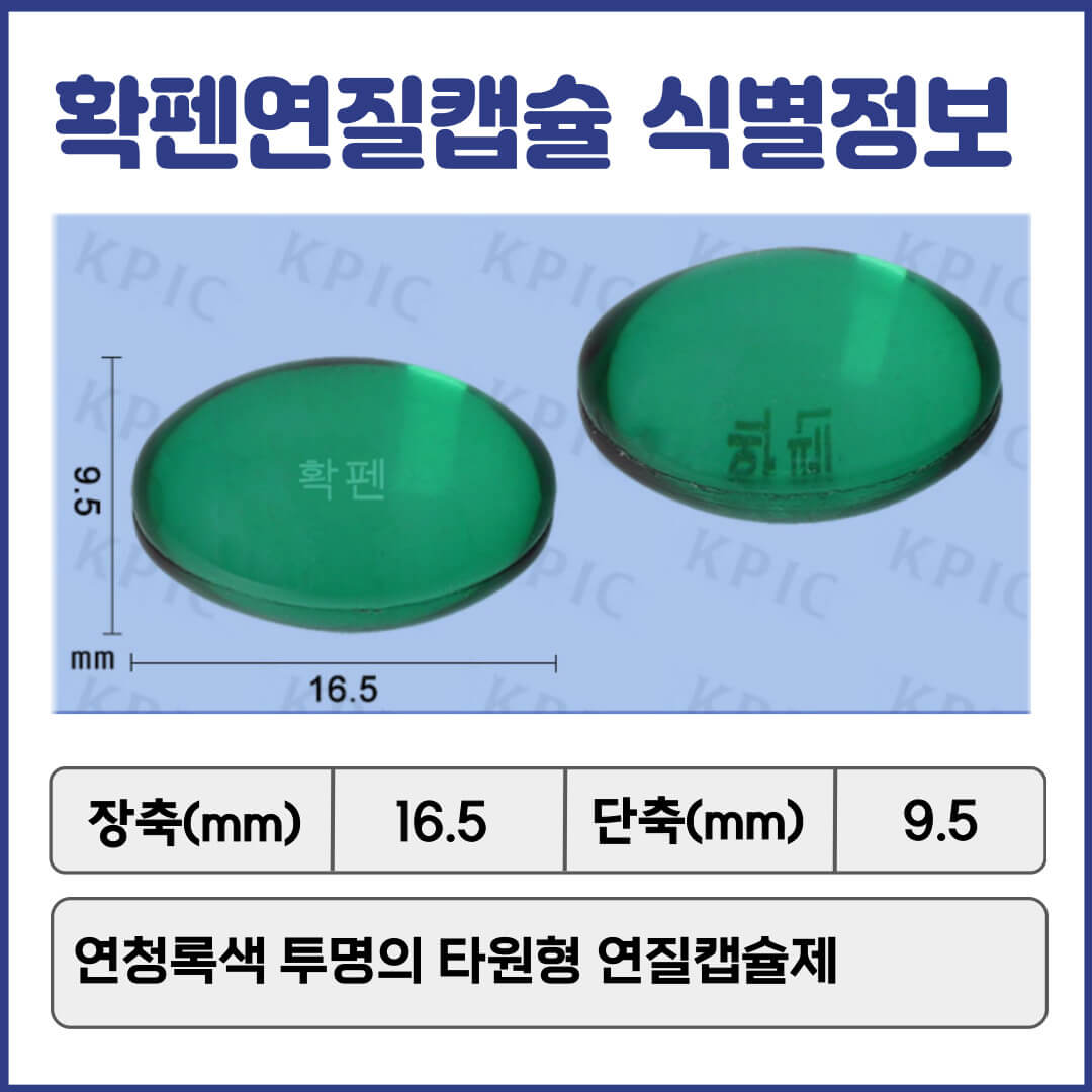 확펜연질캡슐 식별정보