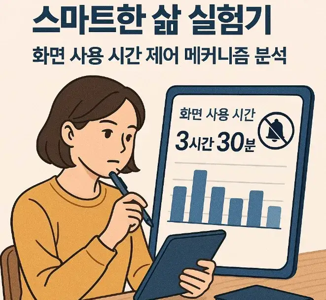 50대 IT 비전공자의 스마트한 삶 실험기: 화면 사용 시간 제어 메커니즘 분석