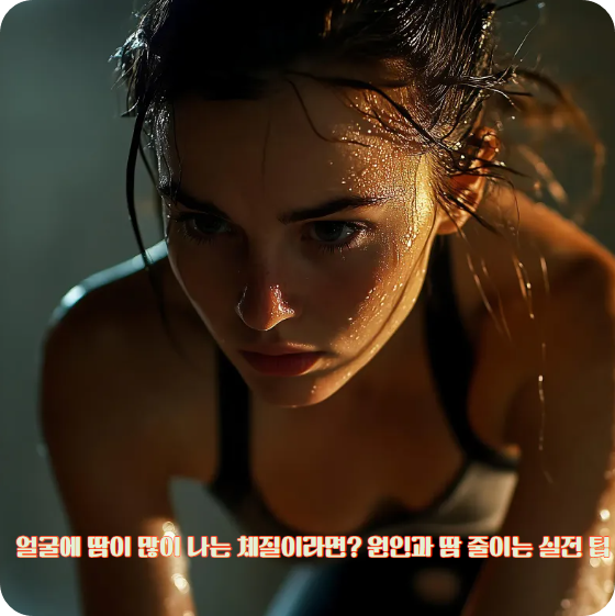 얼굴 땀이 많은 체질, 왜 생기는 걸까?