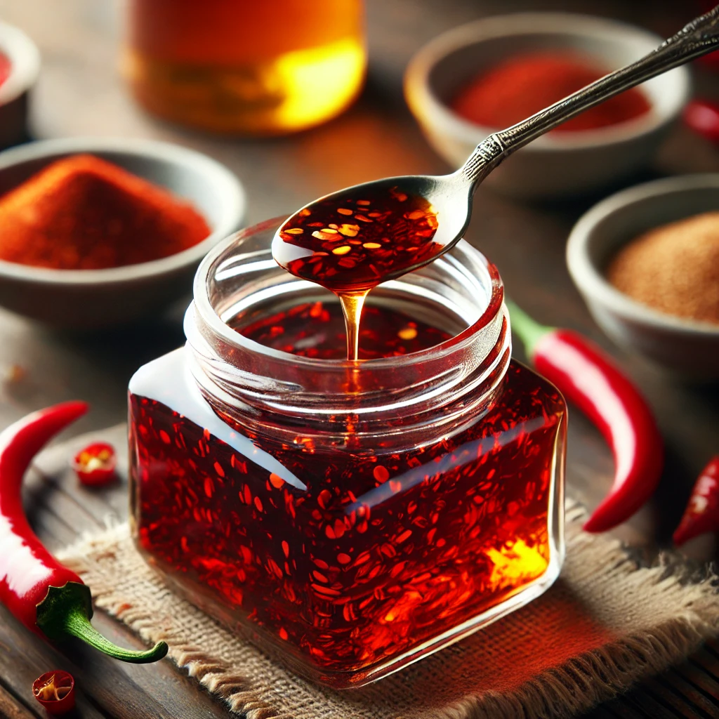 고춧가루 + 참기름 + 식용유로 초간편 고추기름 만들기!
