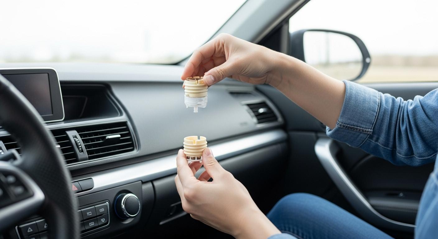 차량 방향제 리필 교체