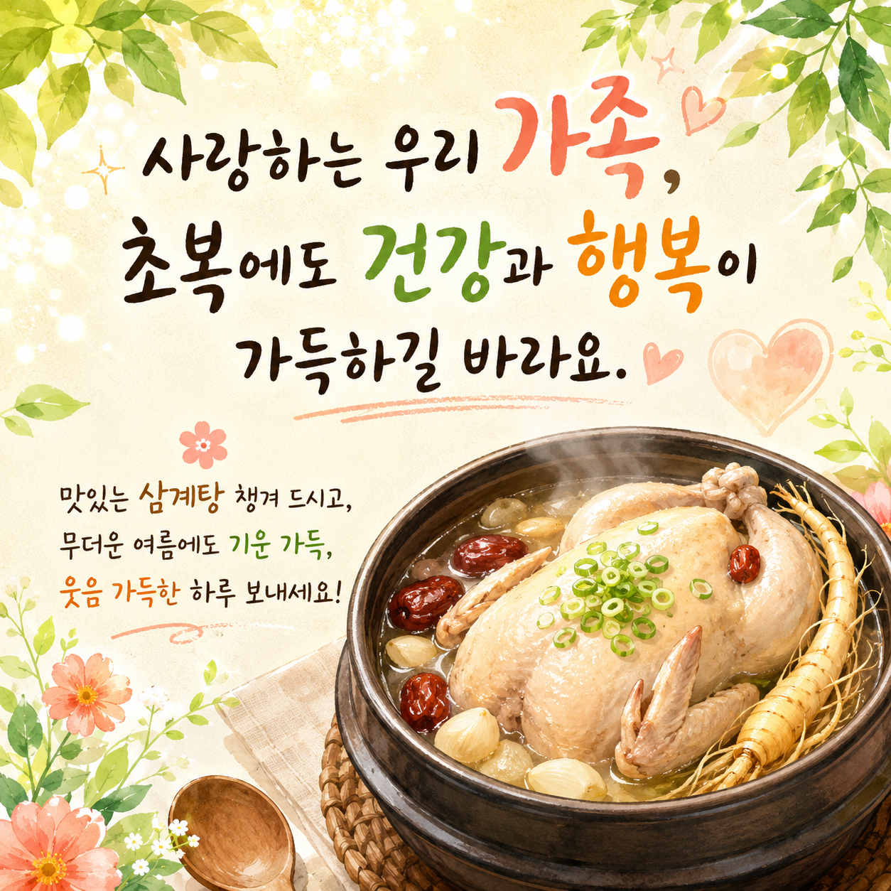 초복 이미지 사진 인사말