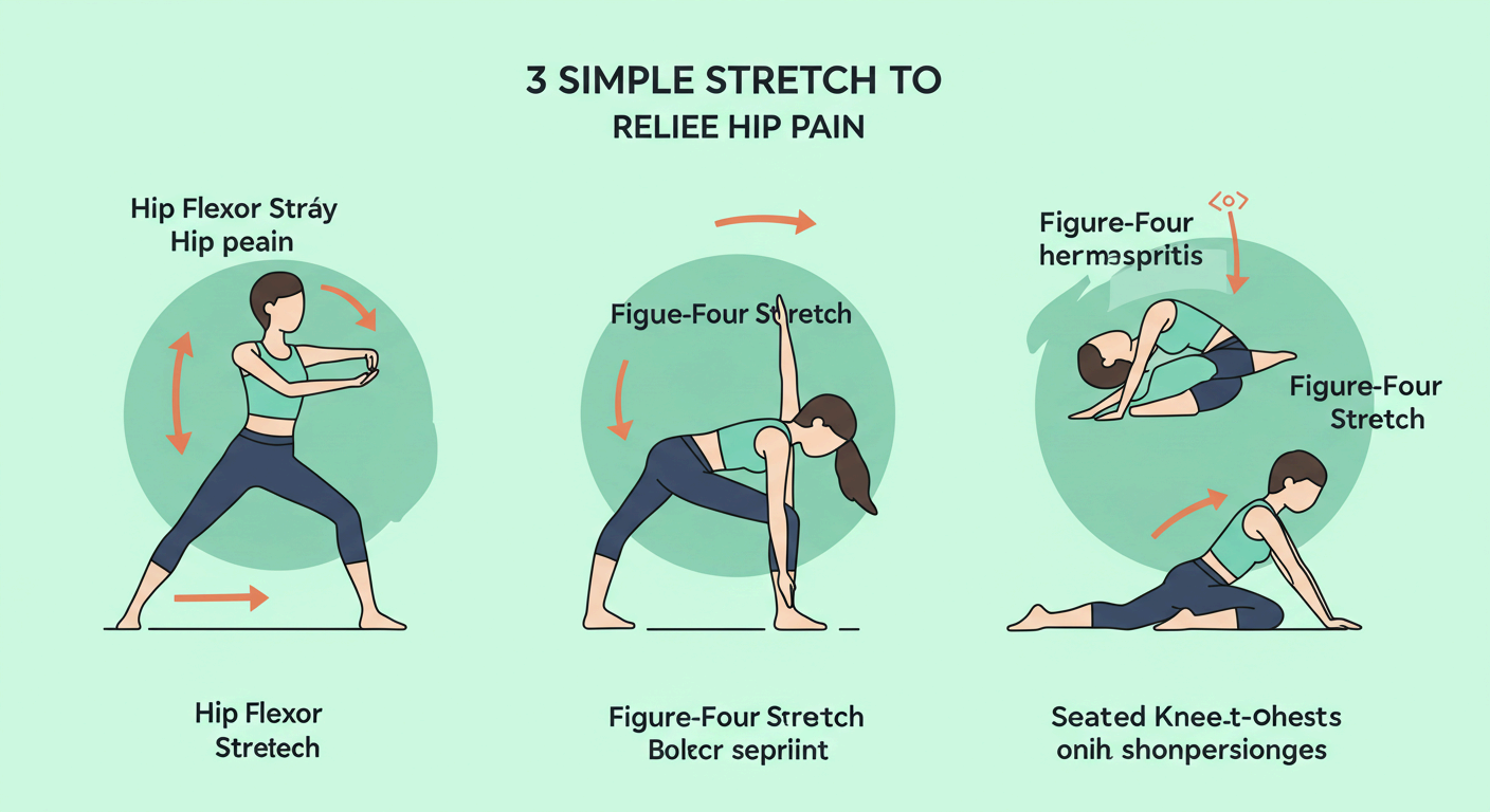 고관절 통증 증상&amp;#44; 원인 (+ 고관절 스트레칭)