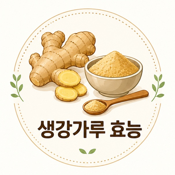 생강가루 효능과 성분 정리
