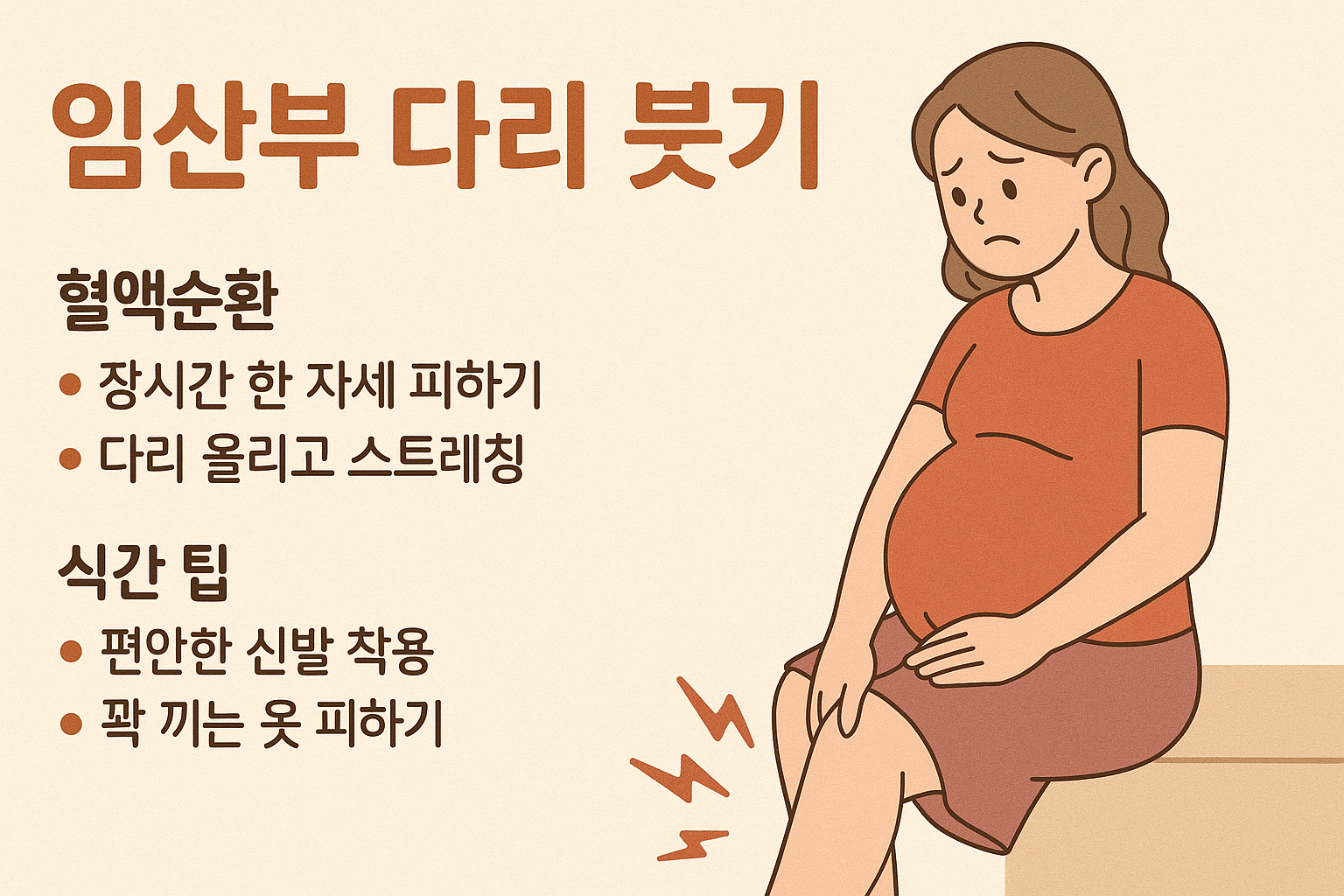임산부 다리 붓기