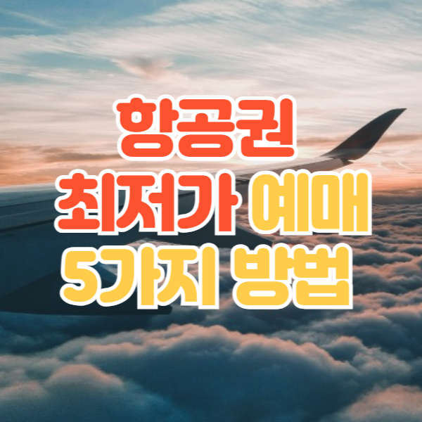 비행기표예매