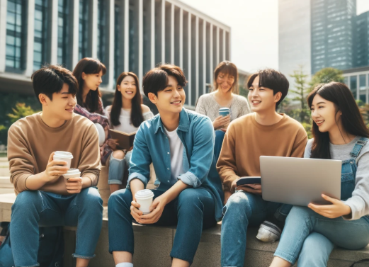 20대학생 이미지 사진