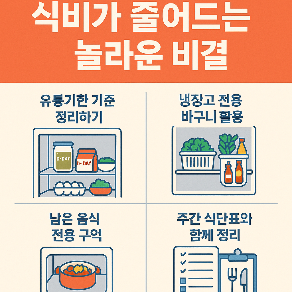 식비가 줄어드는 놀라운 비결