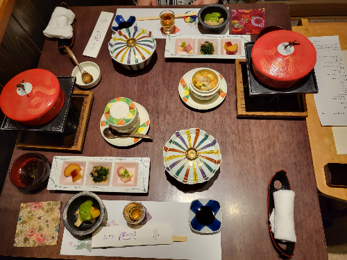 카이세끼 석식 전경사진