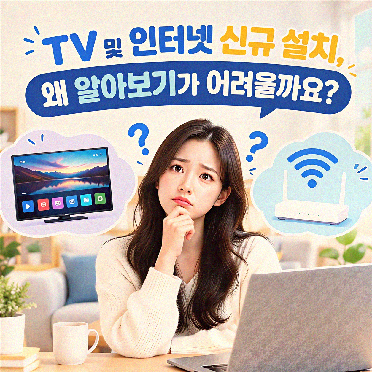 TV 가입, 인터넷 신규 설치 어떻게 하면 가장 빠르고 저렴할까?