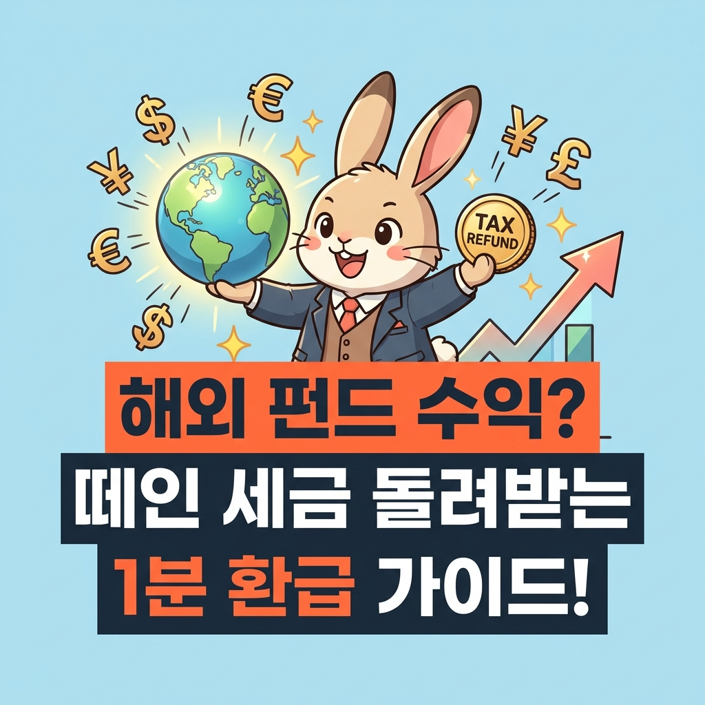 2026년 해외 펀드 수익 종합소득세 신고 방법 및 외국납부세액공제 활용 세금 환급 가이드 요약