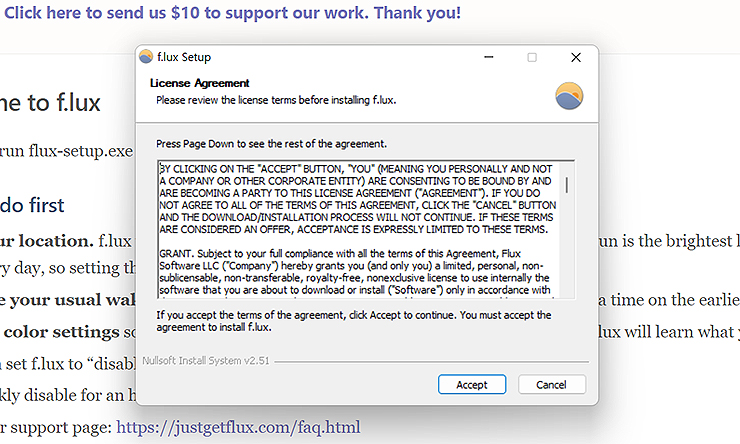 flux-setup-실행-창
