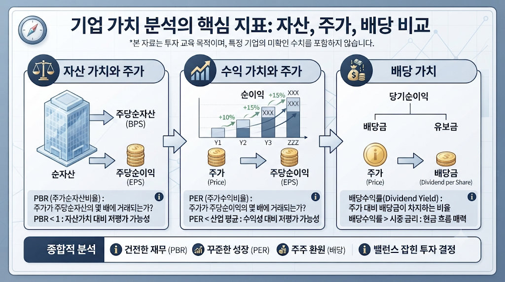 SK네트웍스 저PBR과 배당 매력을 설명하는 가치평가 이미지