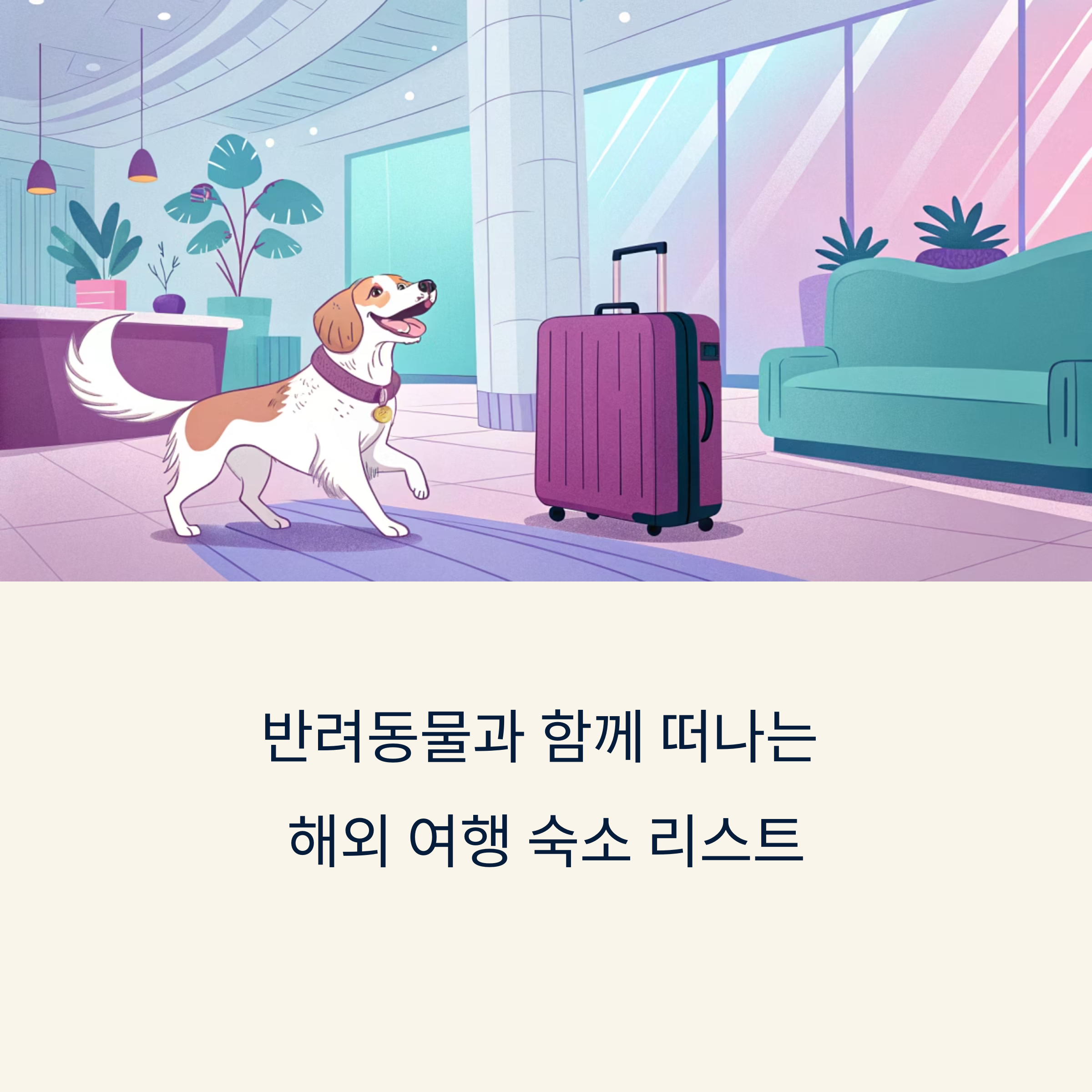 반려동물과 함께 떠나는 해외