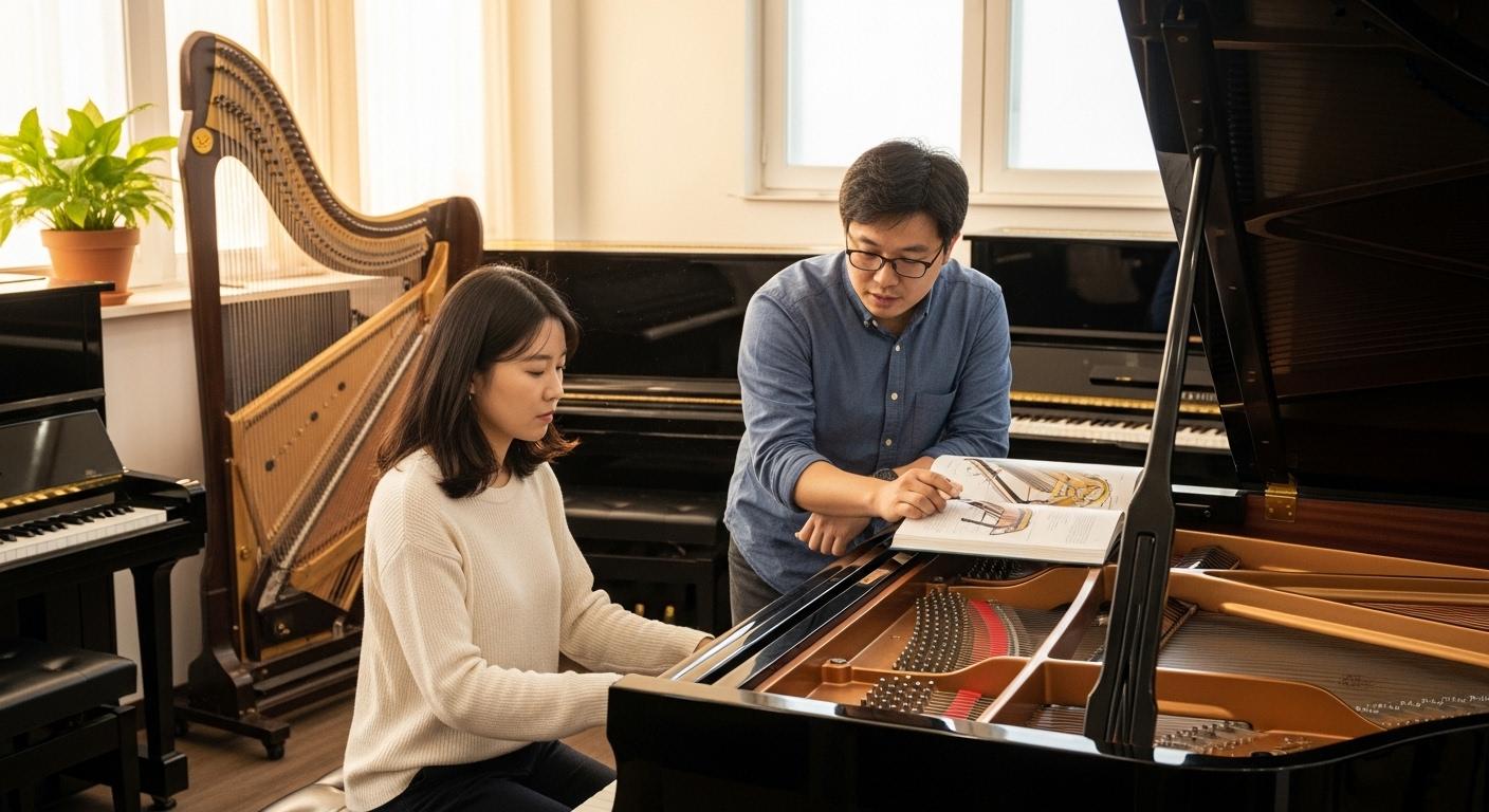 피아노의 종류 및 구조