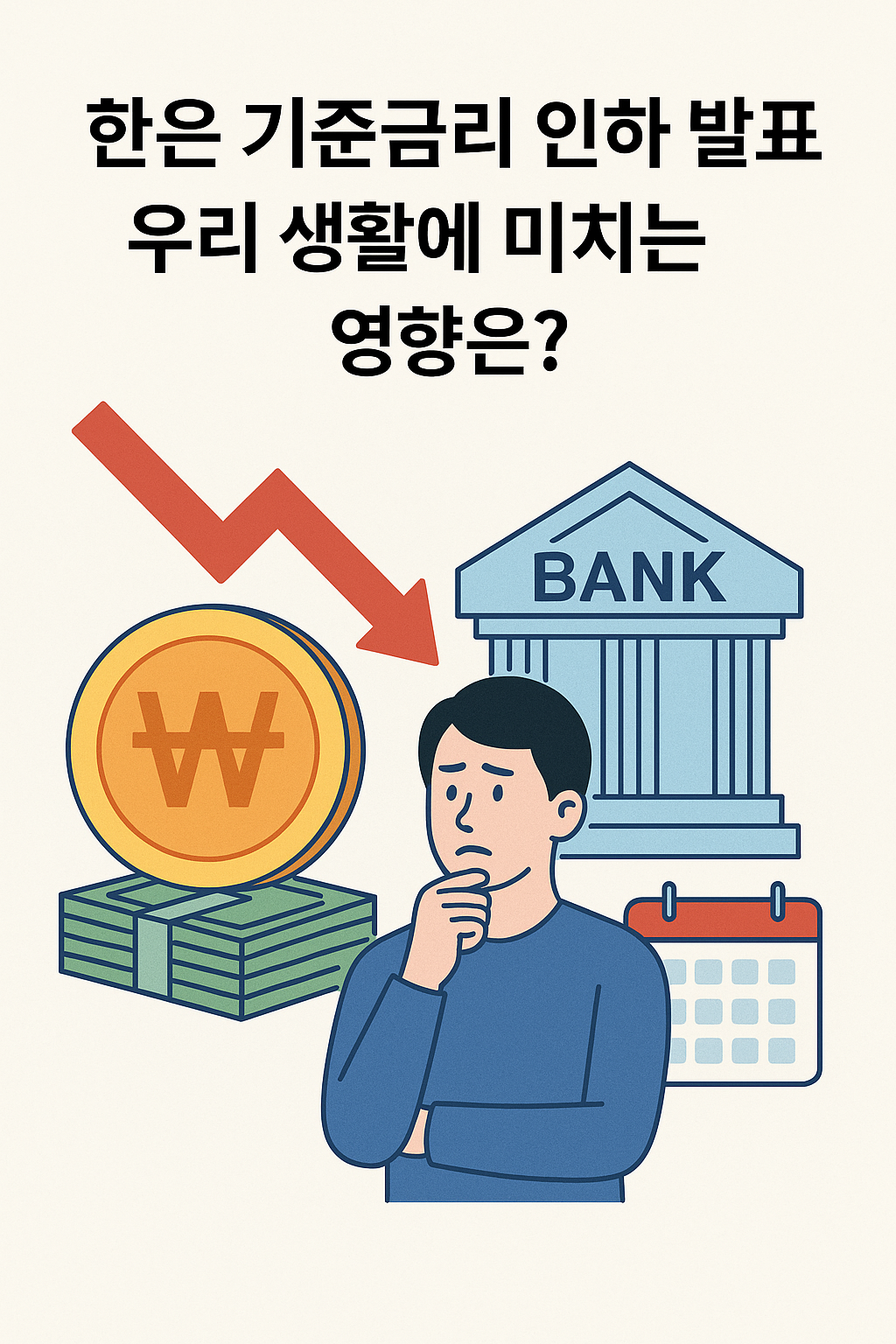 기준금리 인하, 내 생활에 어떤 변화가 생길까?