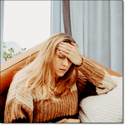 면역력 향상에 도움이 되는 프로안토시아니딘, 독감에 걸린 여성