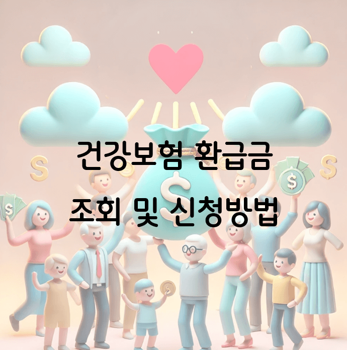 건강보험 환급금 조회 및 신청: 주의사항 확인 후 1분 만에 완료!