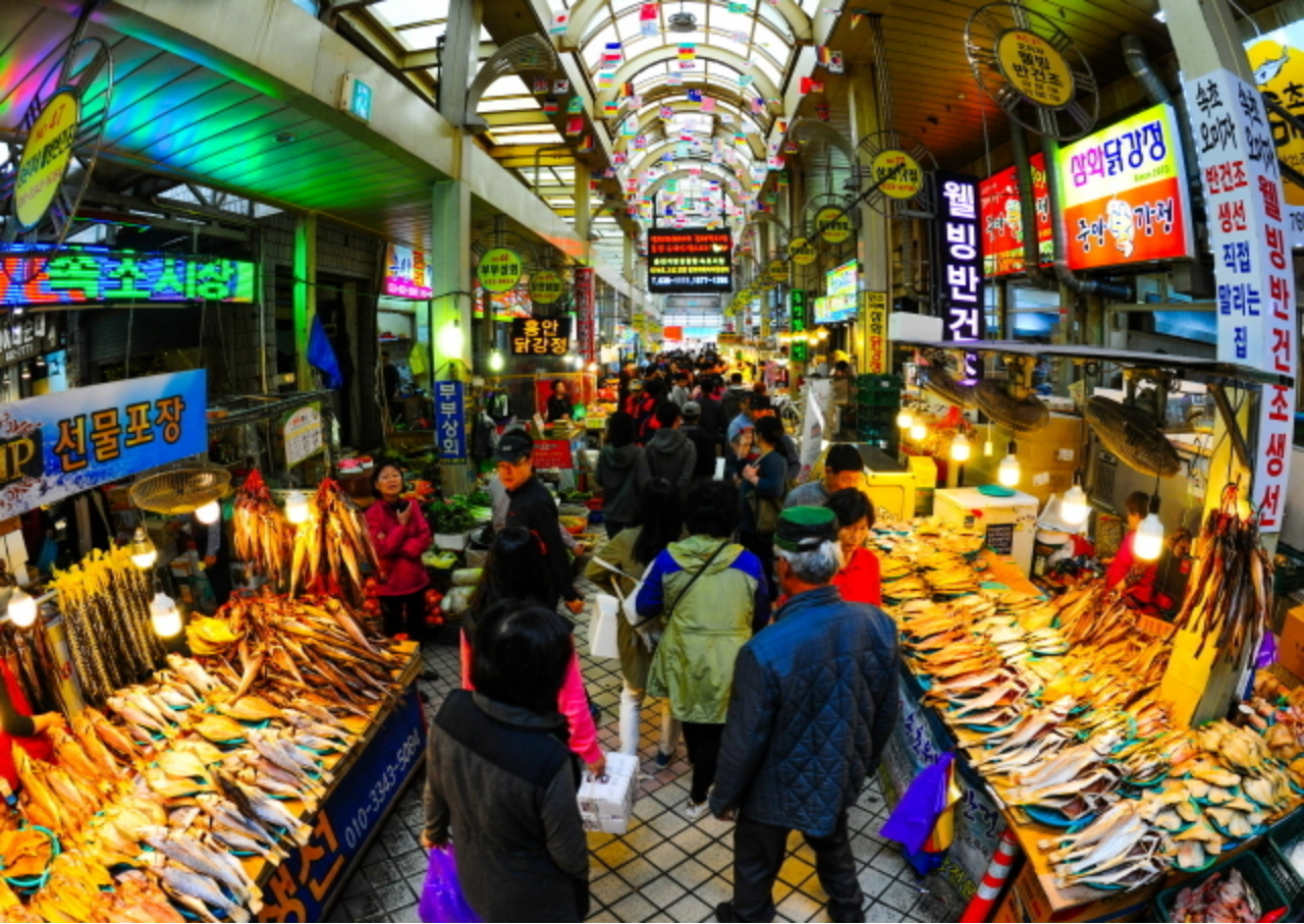 수산시장-모습