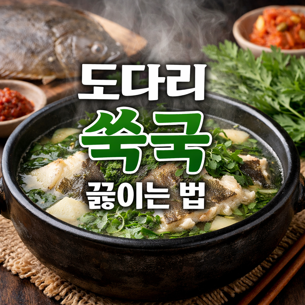 도다리 쑥국 끓이는 법