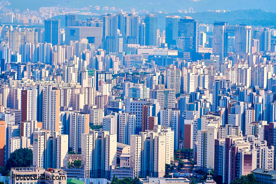 서울시내전경,서울아파트고층빌딩풍경-PhotoGuide.com