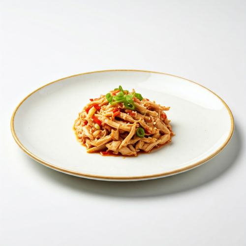 황기닭가슴살무침