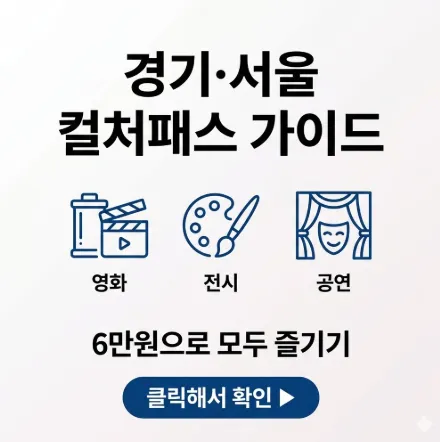 기 6만원 혜택부터 서울 청년 패스, CGV 사용법까지!