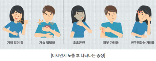 미세먼지 주요증상