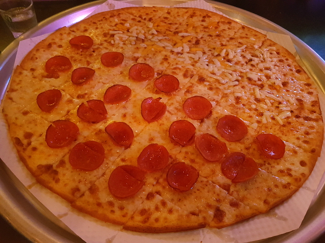 더블치즈+페퍼로니 하프앤하프