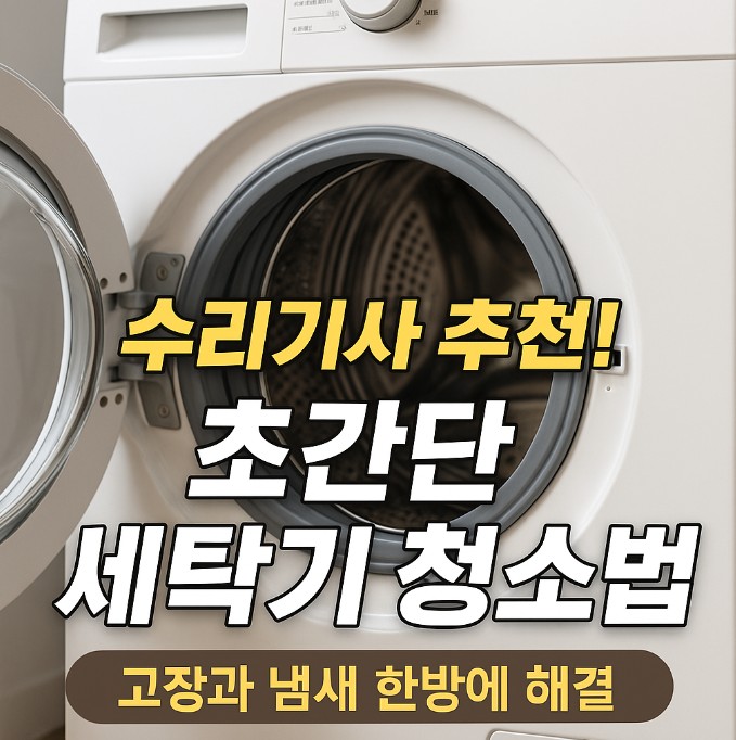 초간단 세탁기 청소법