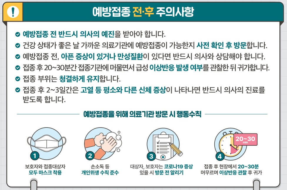 인플루엔자 무료 국가예방접종 지원사업