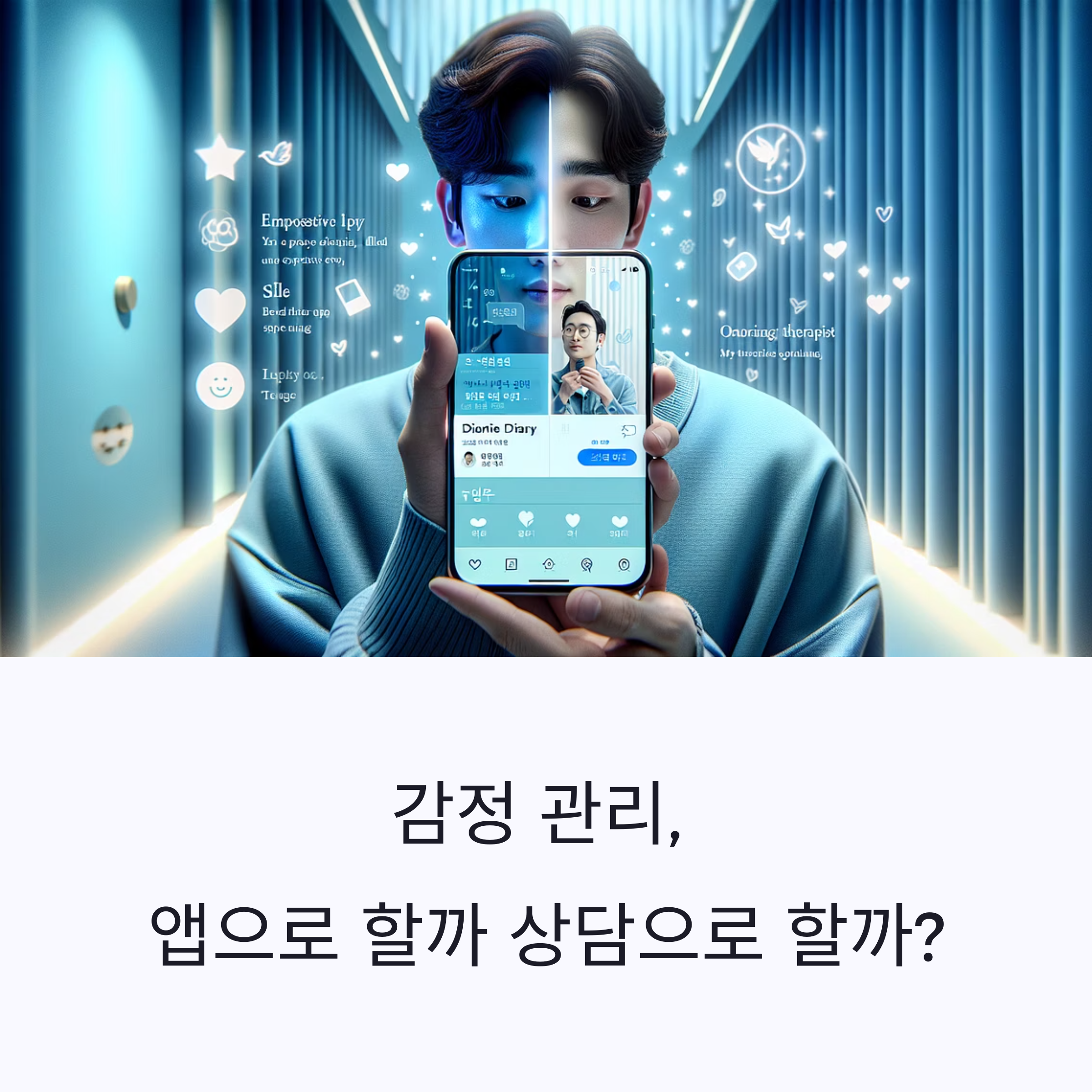 감정일기 앱 vs 심리 상담: 효과, 비용, 사용자 후기 완벽 비교