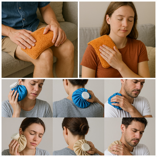 온찜질, 냉찜질, 이렇게 하면 절대 안돼요!!