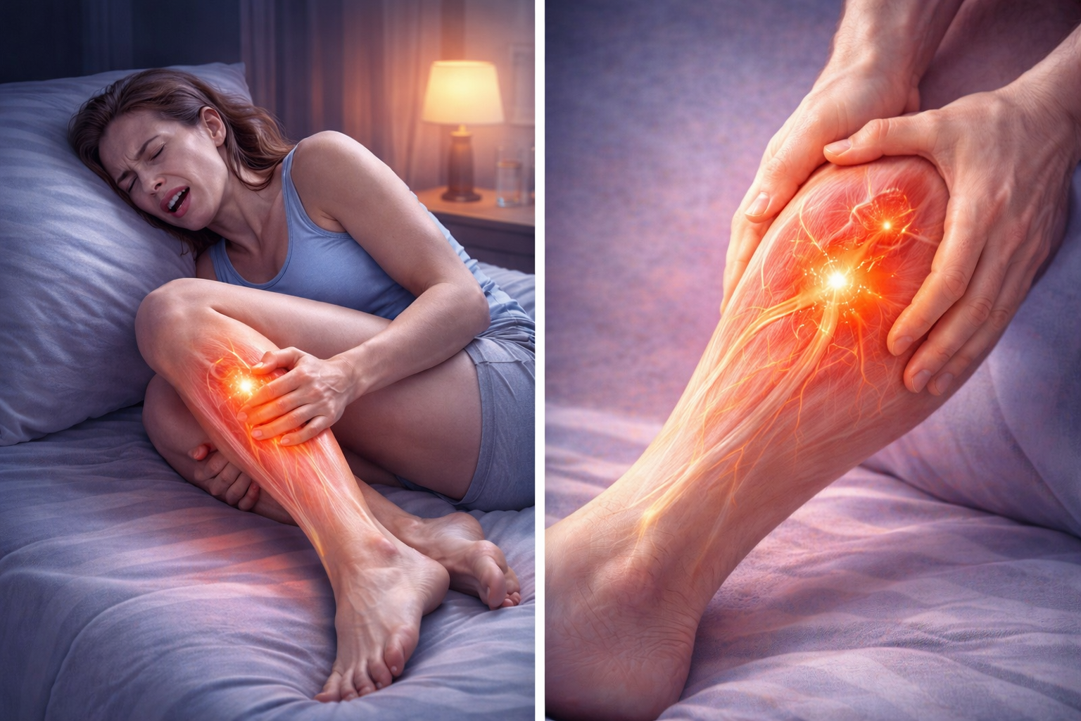 종아리 쥐 나는 이유 7가지｜자다가 종아리 쥐가 나는 원인