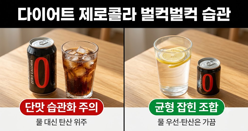 다이어트 제로콜라 혈당관리, 습관적으로 마시는 조합 이렇게 바꿔보세요