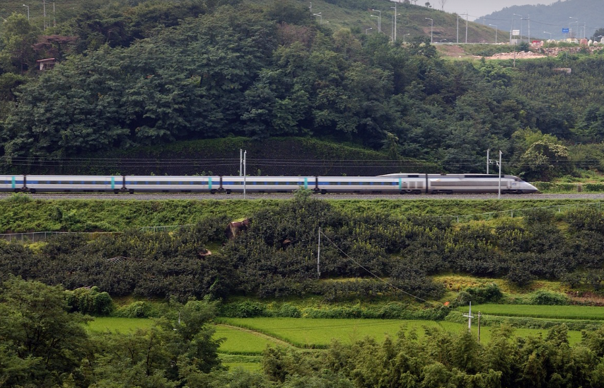 KTX 열차 모습
