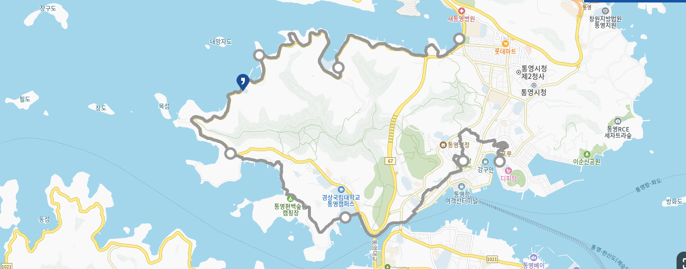 아름다운 바닷길 통영 남파랑길을 걷다