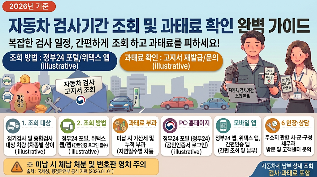 자동차검사기간 조회
